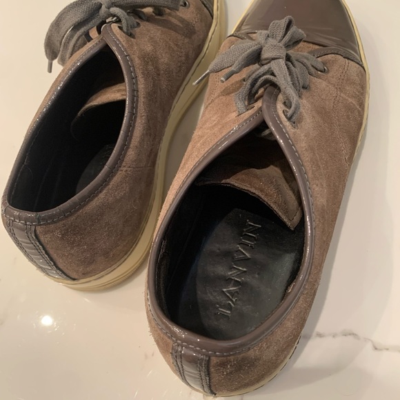 Lanvin DBB1 Suede Sneakers - Picture 3 of 5